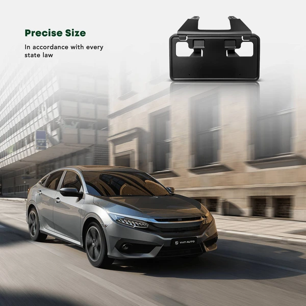 Front License Plate Bracket for Ford F-250 F-350 F-450 F-550 F-600 Super Duty