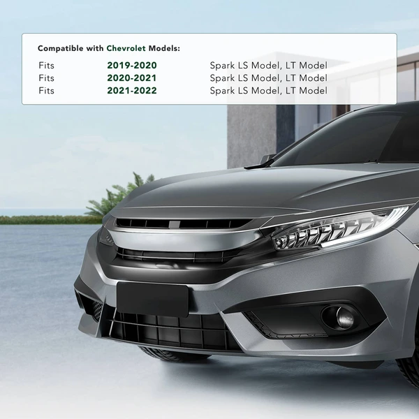 Front License Plate Bracket for 2019-2022 Chevrolet Spark