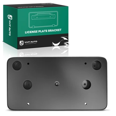 Front Black License Plate Bracket