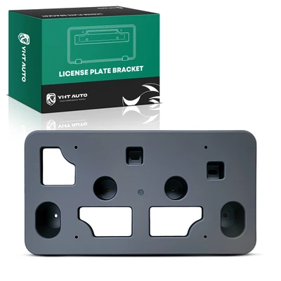 Front Black License Plate Bracket