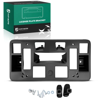 Front Black License Plate Bracket