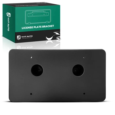 Front Black License Plate Bracket