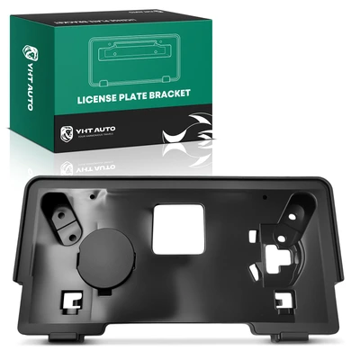 Front Black License Plate Bracket