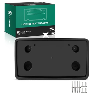 Front License Plate Bracket with Mounting Hardware