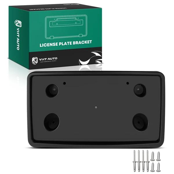 Front License Plate Bracket with Mounting Hardware for 2007-2014 Cadillac Escalade ESV