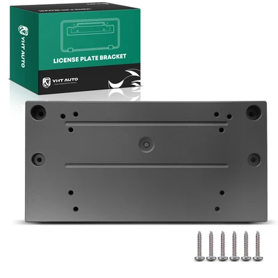 Front License Plate Bracket with Mounting Hardware