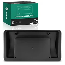 Front Black Plastic License Plate Bracket