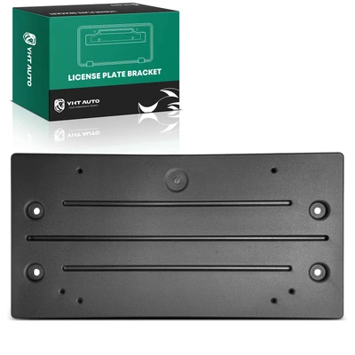 Front Black License Plate Bracket