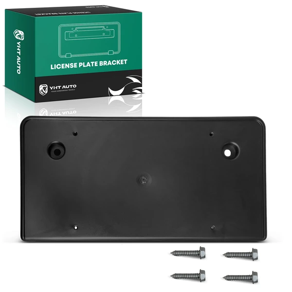 Front Plastic License Plate Bracket with Hardwares for 2012-2015 Volkswagen Passat