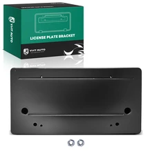 Front Black License Plate Bracket