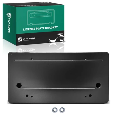 Front Black License Plate Bracket