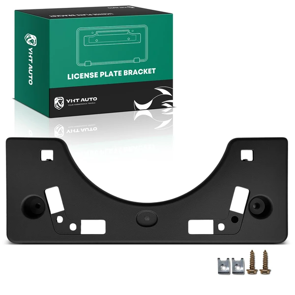 Front Black Plastic License Plate Bracket for Toyota Prius 2004-2009