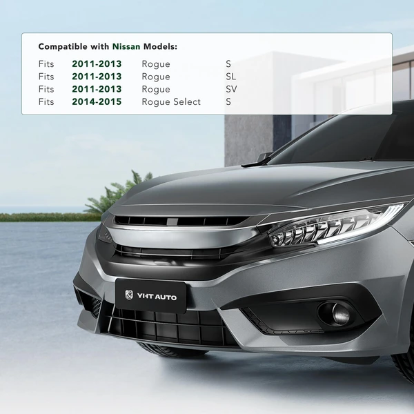 Front License Plate Bracket for Nissan Rogue 2011-2013 Rogue Select 2014-2015