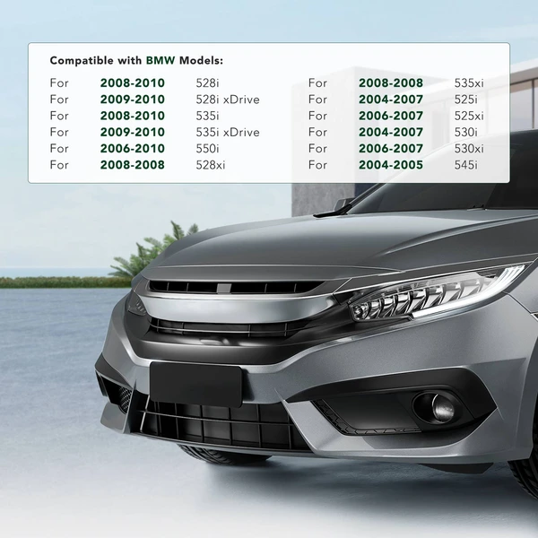 Front License Plate Bracket for BMW 525i 525xi 528i 528i xDrive 530i 530xi 535i