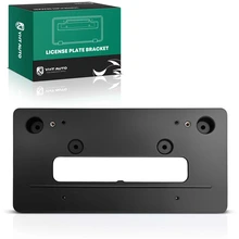 Front Black License Plate Bracket