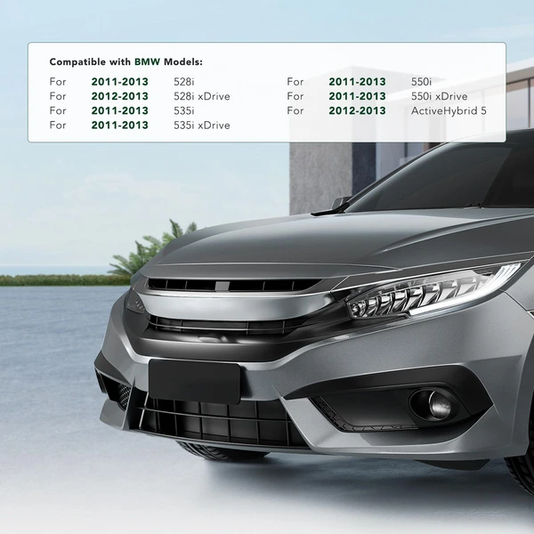 Front License Plate Bracket for BMW F10 528i 528i xDrive 535i 535i xDrive 550i