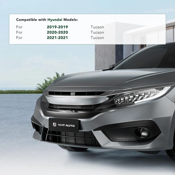 Front License Plate Bracket Hardware for Hyundai Tucson 2019-2021 SUV