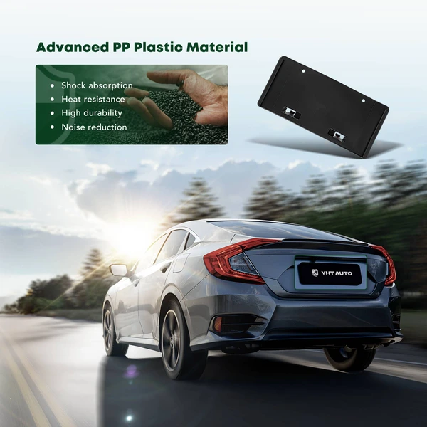 Front or Rear Plastic License Plate Bracket for 2011-2014 Dodge Charger