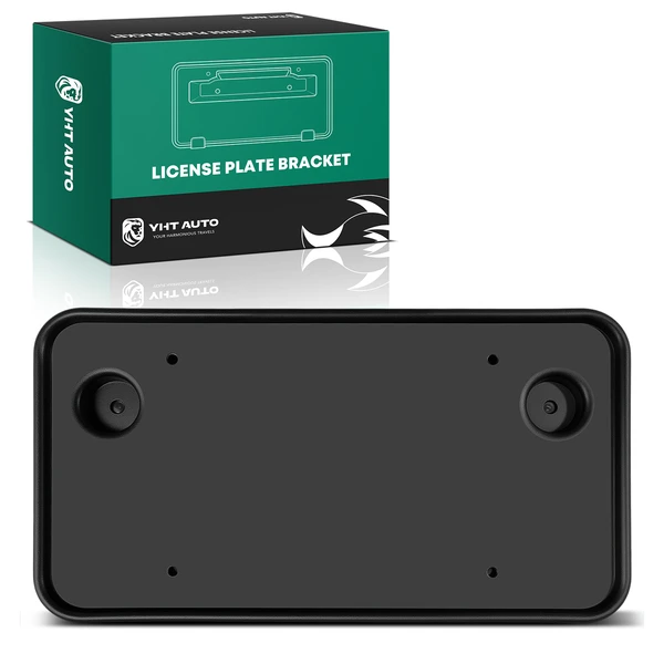 Front Black Plastic License Plate Bracket for Toyota Sienna 2011-2017