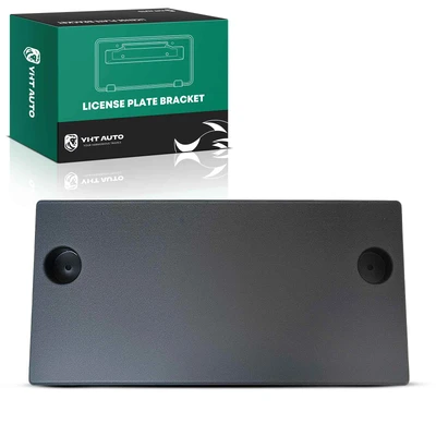 Front Black License Plate Bracket