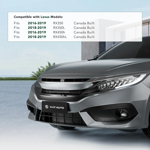 Front License Plate Bracket for Lexus RX350 RX450h 16-19 RX350L RX450hL 18-19