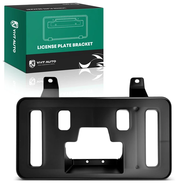 Front Black Plastic License Plate Bracket for Honda Pilot 2009-2015
