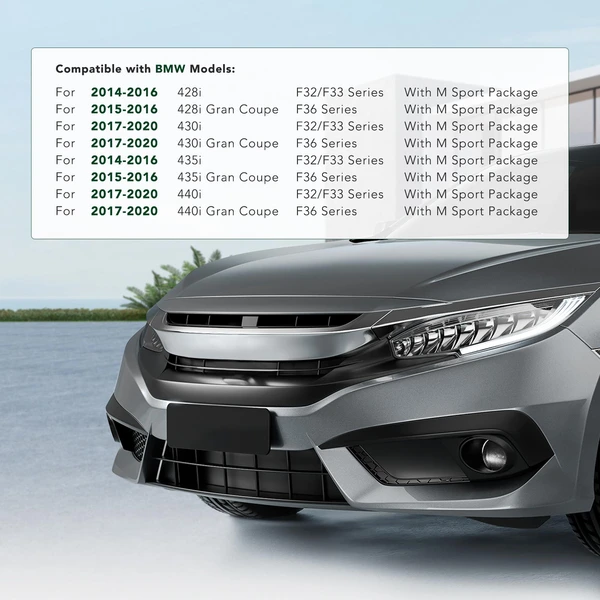 Front License Plate Bracket for BMW F32 F33 F36 428i 430i Gran Coupe 435i 440i