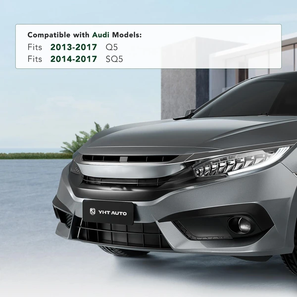 Front Grille Molding License Plate Bracket for 2014-2017 Audi SQ5