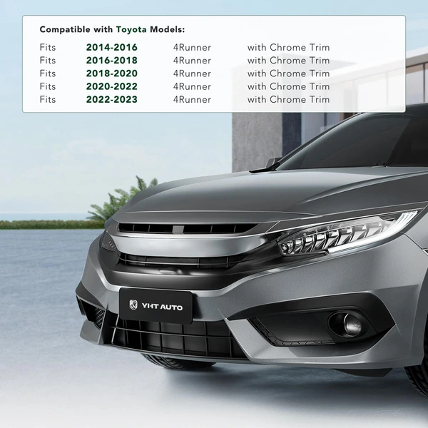 Front License Plate Bracket for 2014-2023 Toyota 4Runner