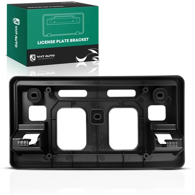 Front Black License Plate Bracket