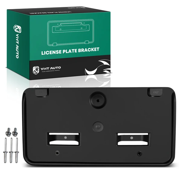 Front License Plate Bracket with Mounting Hardware for Ford Focus Electric 2012-2018