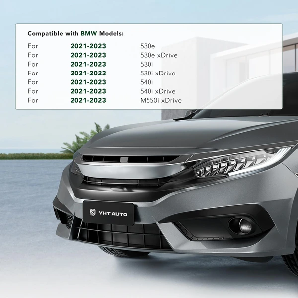 Front License Plate Bracket for 2021-2023 BMW 530e xDrive