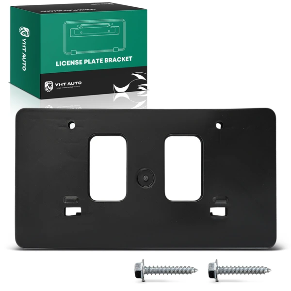 Front Plastic License Plate Bracket for Toyota Corolla 2020-2022 Black