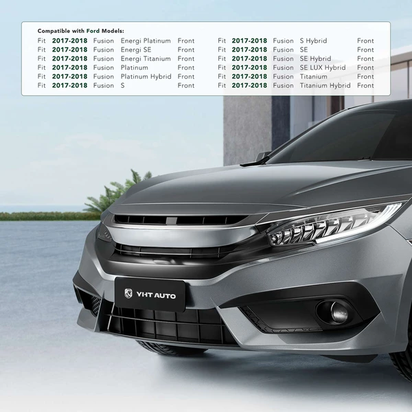 Front License Plate Bracket Holder for 2017-2018 Ford Fusion