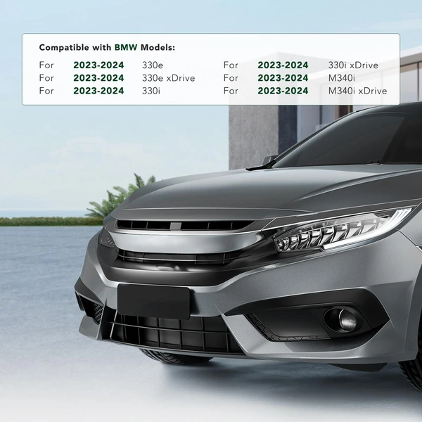 Front License Plate Bracket for BMW G20 330e xDrive 330i 330i xDrive M340i 23-24