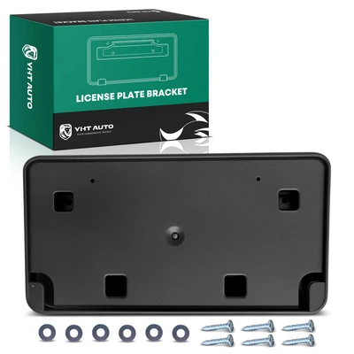 Front License Plate Bracket with Mounting Hardware