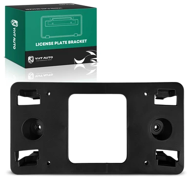Front Plastic Black License Plate Bracket