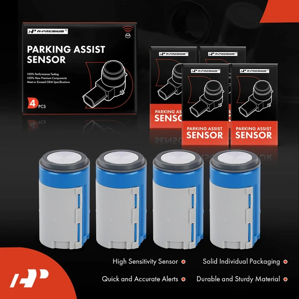 4 Pcs Rear Parking Assist Sensor for Mercedes-Benz W202 W220 W463 C230 S55 AMG