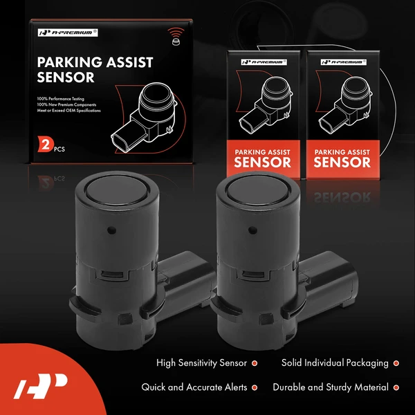 2 Pcs Front & Rear Parking Assist Sensor for Jaguar XF 2009-2015