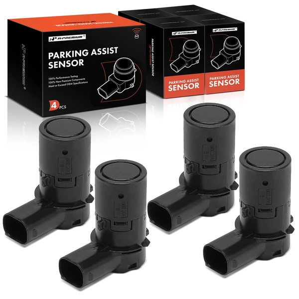 4 Pcs Front & Rear Parking Assist Sensor for Jaguar XF 2009-2015