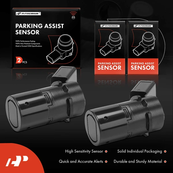 2 Pcs Parking Assist Sensor for Audi A4 02-06 A4 Quattro S4 02-06