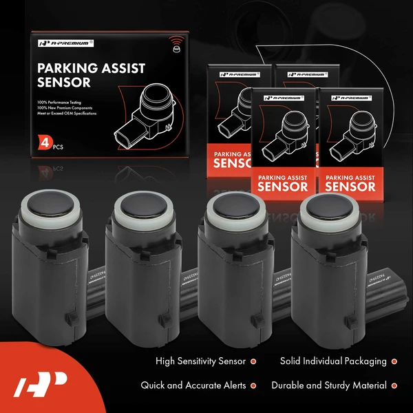 4 Pcs Backup Parking Assist Sensor for Chevy Malibu 13-15 Buick LaCrosse