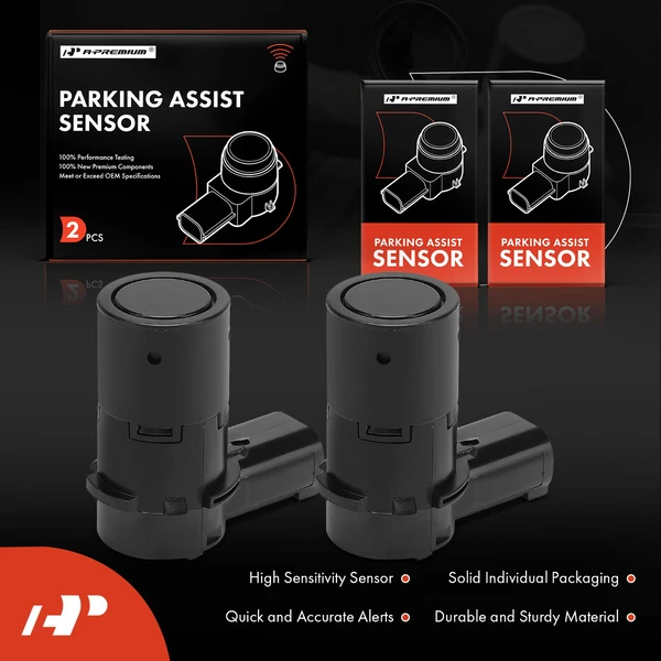 2 Pcs Parking Assist Sensor for Jaguar XF 2009-2015 XFR 2010-2015 XJ8 XKR X-Type