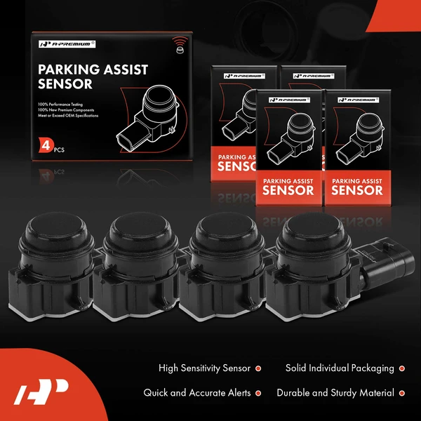 4 Pcs Backup Parking Assist Sensor for Jeep Cherokee 2019-2023 Chrysler Pacifica