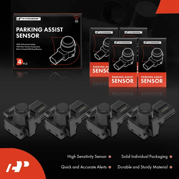 4 Pcs Front & Rear Parking Assist Sensor for Toyota Venza Lexus GX460 RX350