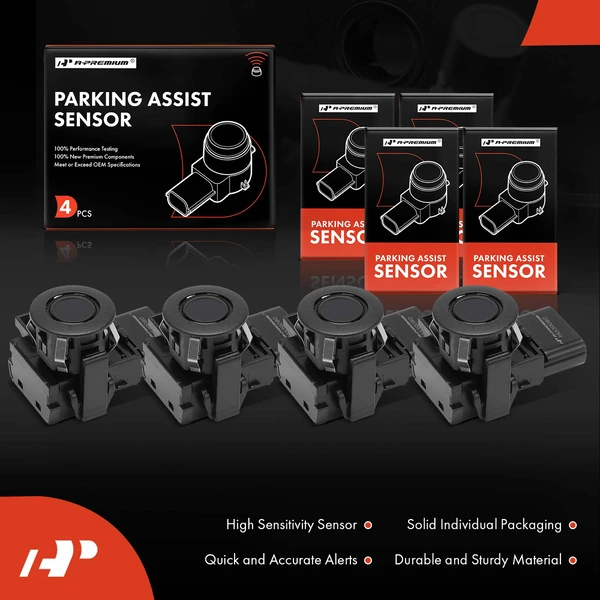 4 Pcs Backup Parking Assist Sensor for Honda Pilot 2012-2015 Odyssey 2011-2017