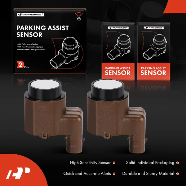 2 Pcs Front Inner Parking Assist Sensor for Volkswagen Jetta 2008-2009 Passat