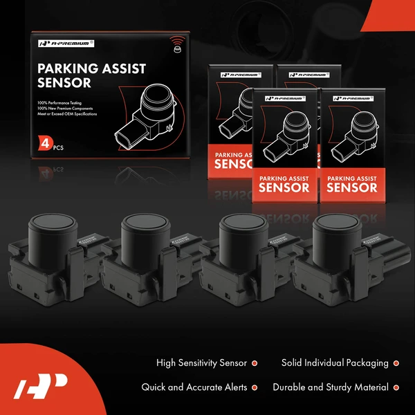 4 Pcs Parking Assist Sensor for Toyota Tundra FJ Cruiser 2011-2014