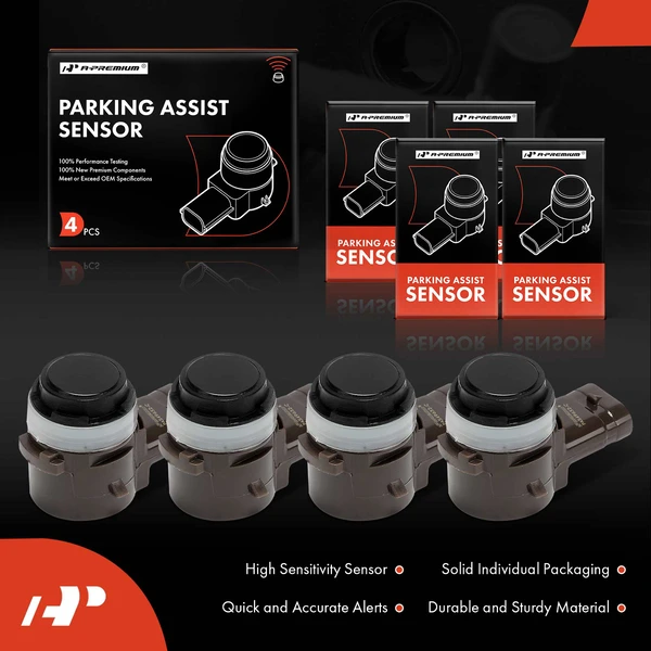 4 Pcs Front & Rear Parking Assist Sensor for BMW E60 530e 530i xDrive F26 G02 X4