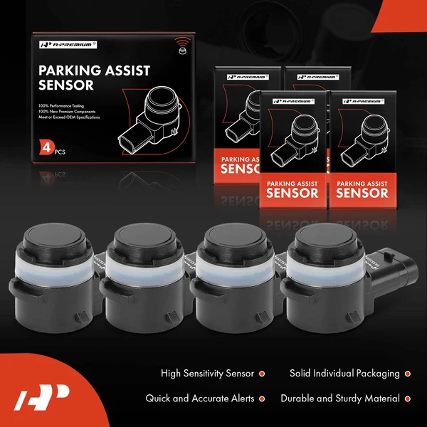 4 Pcs Front Inner & Rear Parking Assist Sensor for Mercedes-Benz W205 W166 W212